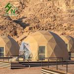Full Accessories Desert Geodesic Dome Tent Wind Resistant 4 Season Resort House