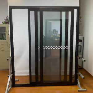 China Interior Aluminium Sliding Glass Doors with Double Tempered Glaze patio door factory