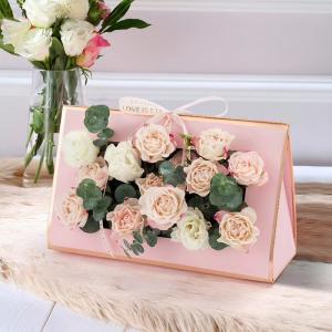 China Chocolate Candy Packaging Folding Gift Box , Color Printing Flower Packaging Box factory