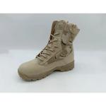 High Top Side Zipper Outdoor Tactical Safety Shoes Lightweight and Breathable