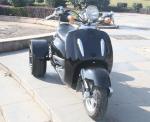 1000w Electric Moped Bike , 3 Wheel Scooter Motorcycles With Brushless Motor