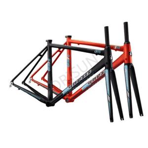 Outer Cables Routing Scandium Bike Frame , 53cm Full Carbon Bike Frame