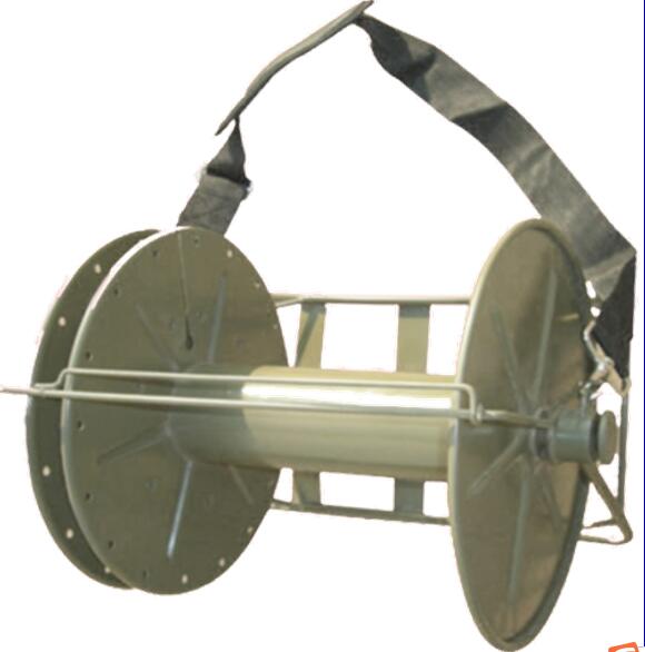 Retractable Tactical Metal Fiber Optic Launch Reel Cart 1800M