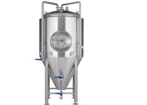 China Stainless Steel Cone Bottom Conical Beer Fermenter Beer Making Machine factory