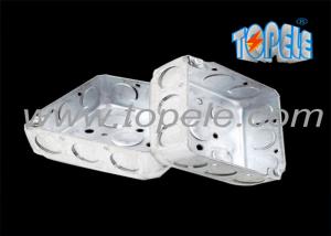 China 4 Inch Square Electrical Boxes And Covers With Knockouts Square factory