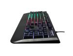 Aluminium Alloy Cherry Switch Mechanical Gaming Keyboard 104 Keys RGB Backlight