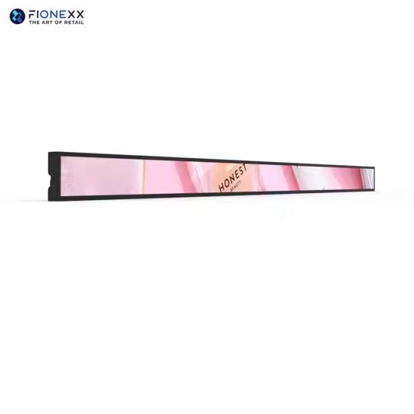 China Hight brightness  Shelf Stretched Bar LCD Display 47.1 Inch with high resolution for LCD Advertising screens factory