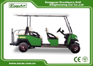 China Dark Green Club Car Golf Carts 4 And 2 Seats With Curtis Controller factory