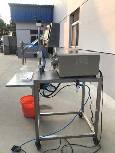 China 5L To 20L Tabletop Liquid Filling Machine Semi Auto Two Heads factory