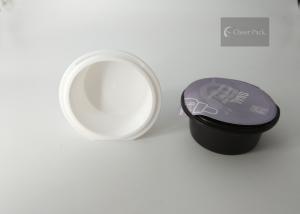 China 23ml Plastic Capsule Recipe Pack For Sauce Packing , White / Black Color factory