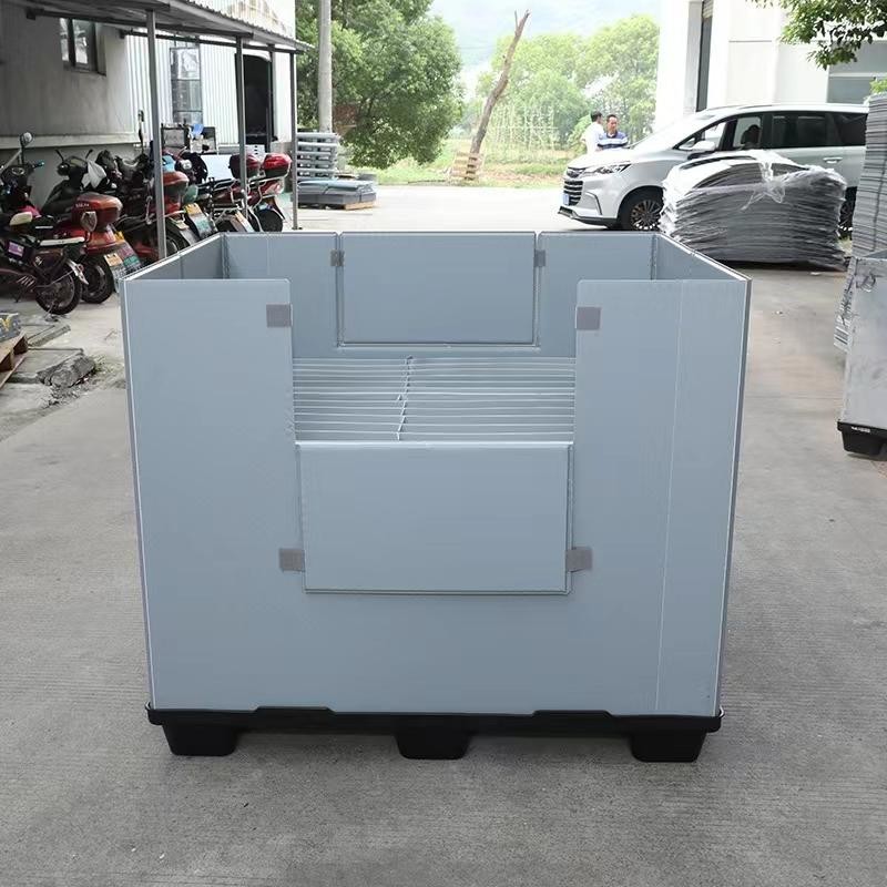 China Recyclable Plastic Collapsible Box Waterproof Pallet Container 10L Capacity factory