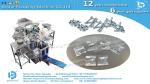 Bathroom accessories mixing hardware packaging machine by counting