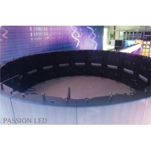 PH8 PH10 Curved LED Display Fast Implement Friendly Hardware Interfaces