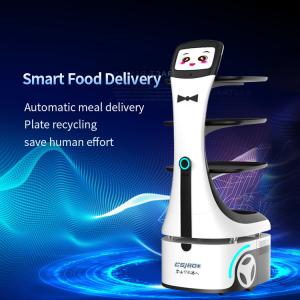 China Restaurant Cute Autonomous Mobility Robot Food Delivery Service HD Screen factory