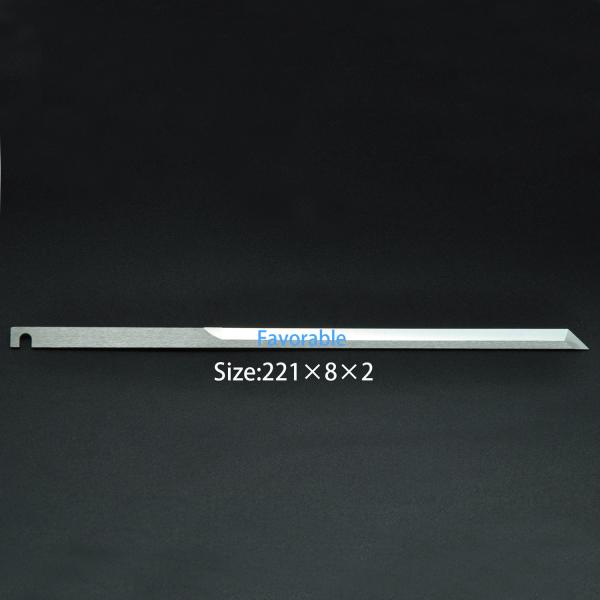 Auto Cutter Knife Blades Kawakami Suitable For Lectra Cutter Machine Size 221×8×2.0mm