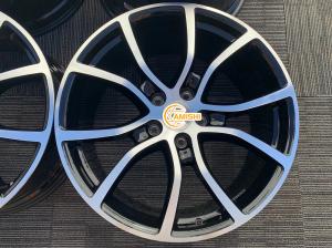 China Grey Forged 71.6 Hole 21 Inch Alloy Wheels Rims For Porsche factory