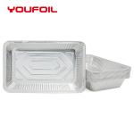 Barbecue Disposable Aluminum Foil Pan Full Size Pan Clean Surface Nontoxic
