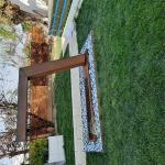 Modern Ornaments Corten Steel Water Feature 1200*400*1200mm commercial water