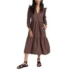 Casual Dresses View Larger Imageadd to Compareshareladies Poplin V Neck Dress