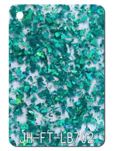 China 1.2g/cm3 Glitter Acrylic Sheets 4x8ft Plexiglass Hangbag Decor factory