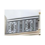 Metal Building Balcony Railing Forging Cast Stairs Pipe Railing Handrail