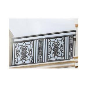China Metal Building Balcony Railing Forging Cast Stairs Pipe Railing Handrail factory