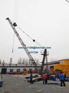 China D3015 Derrick Tower Crane 30mts Luffing Jib 1.5tons Tip Load FOB Price factory