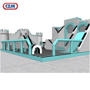 China Professional Inflatable Amusement Park / Huge Bounce House Easy Package factory