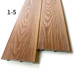 Commercial WPC Wall Cladding Anti Slip Exterior Synthetic Wood Cladding
