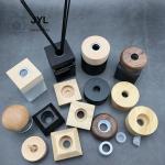 Anticorrosive Rustproof Metal Perfume Cap , Ultralight Wooden Bottle Top