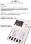 Wholesale original Meso Therapy Botox Injection Serum Transparent For Cosmetic