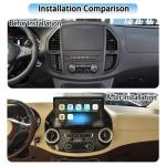 Viknav 13 Inch Android 8 Core Car Player Multimedia Radio For Benz Vito 2015