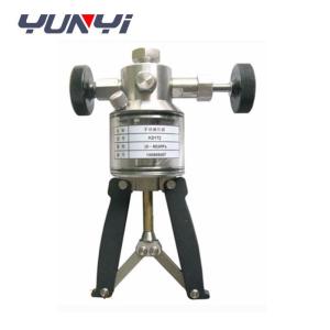 China Handheld Pressure Test Pump Calibrator Pressure Gauge Calibrator XYSB60 60MPa factory