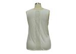 Fashion Lace Back Tank Top , Women'S 100 Percent Cotton Tank Tops Comfortable