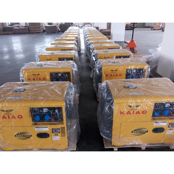 Single Phase Key Start Silent Small Diesel Generators 2KW - 10KW AC KDE6500T