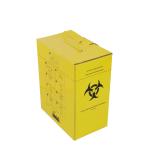 20L Custom printing large capacity corrugated Medical Sharps Box for needles