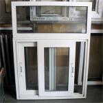 Single Glass UPVC 2 Track Sliding Window EPDM Double Sealing System ISO9001