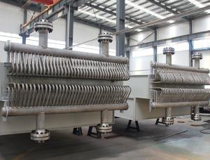 China Industrial Cooling Air Cooler Heat Exchanger Copper Tube Material Louvered Fin Type factory