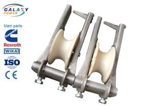 China Alternative Conductor Stringing Blocks Aluminum Nylon Crossarm Mounted 1.6kg-3.2kg factory