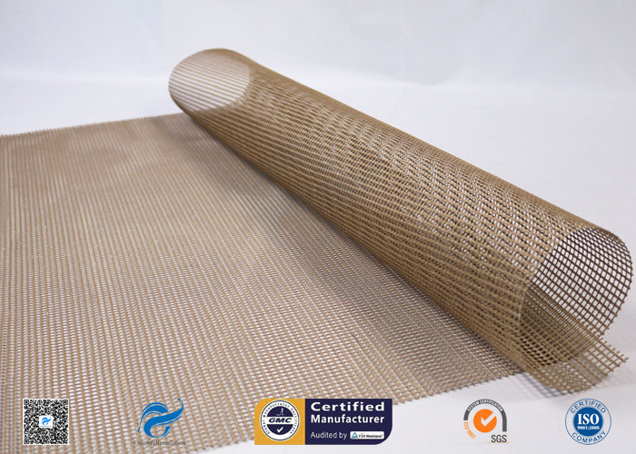 High Quality And Heat Resistant PTFE Coated Fiberglass Mesh Conveyor Belt