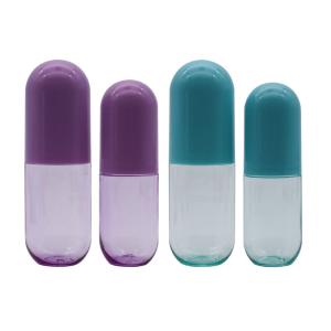 China Capsule 40ml 60ml PE Plastic Spray Pump Water Bottles factory