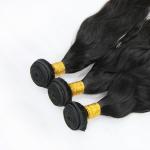 Real Thick Natural Wavy Hair Extensions Customized Length Fashionable Color