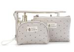 Wholesale Luxury Transparent Clear PVC Makeup Pouch Toiletry Cosmetic Make Up
