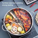 Wholesale Hot Selling Silver Flat Bottom Kitchen Stainless Steel Pot Cookware