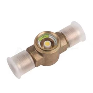 Copper Sight Glass Indicator with High-Transparency Glass Window and Color