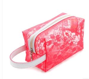 China OEM Clear PVC Cosmetic Bag , Makeup PVC Toiletry Bag For Women factory