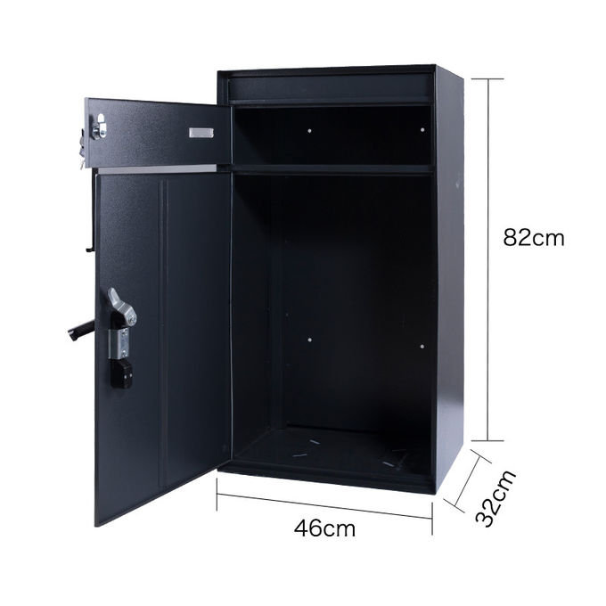 Standing Durable Galvanized Metal Parcel Box Outdoor Mailboxes