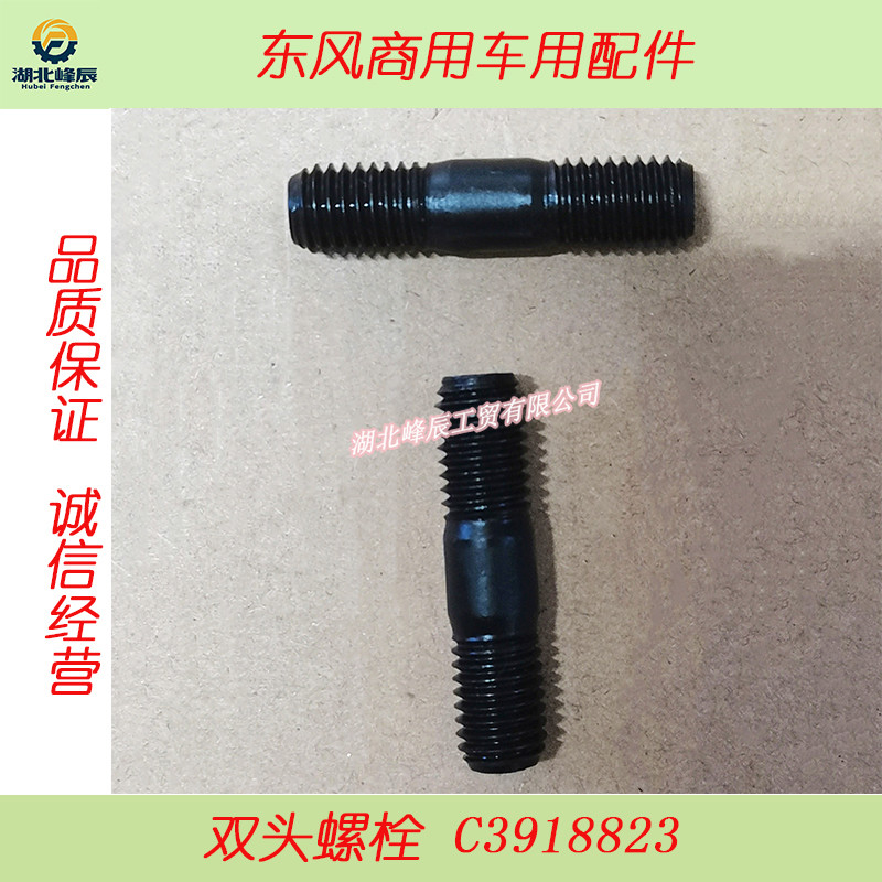 Auto Parts Used for Dongfeng/Dcec Kinland Cummins Motor--Double Ending Bolt C3918823