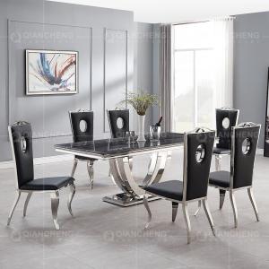 China 200cm Luxury Marble Dining Table factory