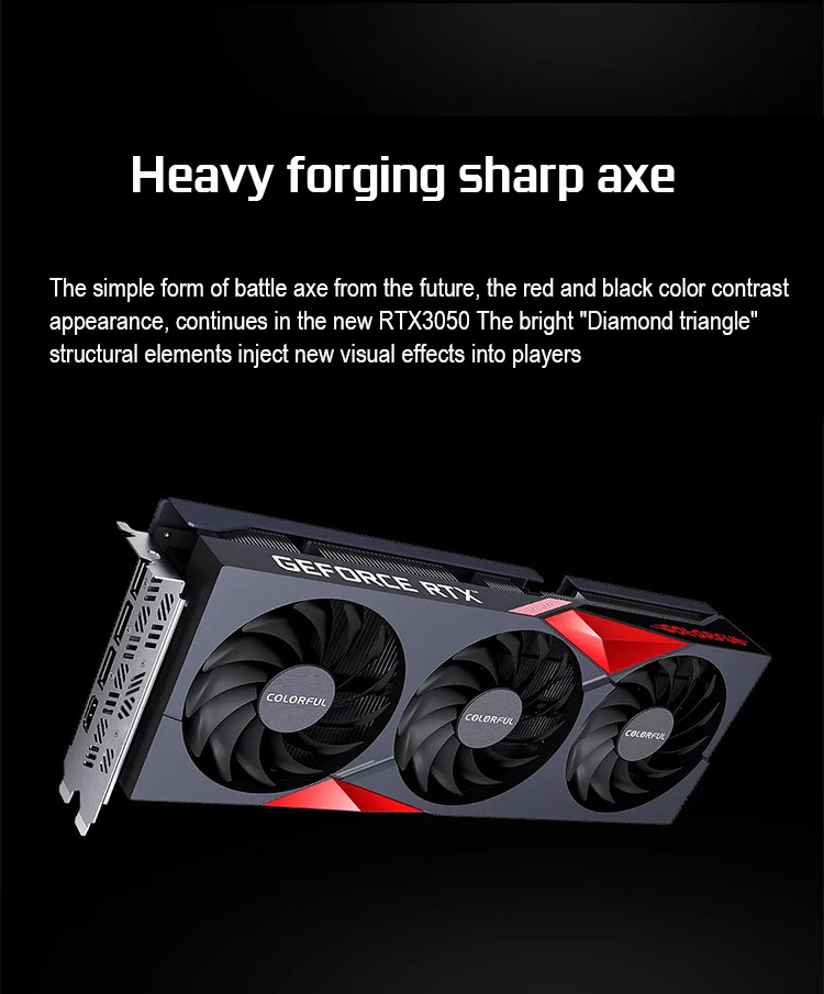 130W Gaming Graphics Card Tomahawk GeForce RTX 3050 8G Deluxe Edition